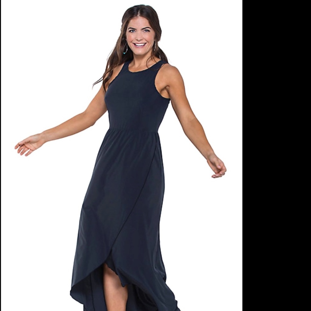 Toad & Co Sunkissed Maxi Dress in Black XL EUC